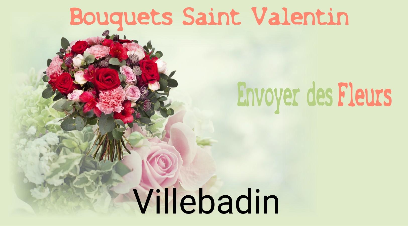 Roses de Saint-Valentin livrées à Villebadin